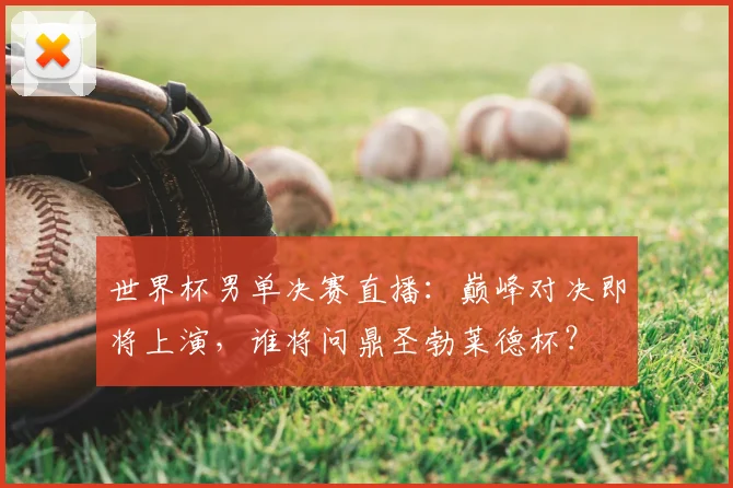 世界杯男单决赛直播：巅峰对决即将上演，谁将问鼎圣勃莱德杯？